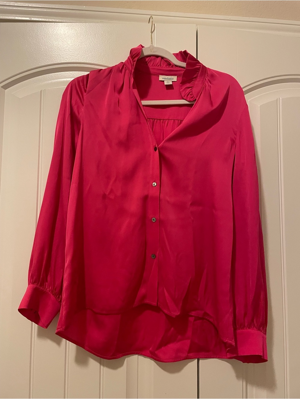 NWOT Sundance 100% Silk Blouse